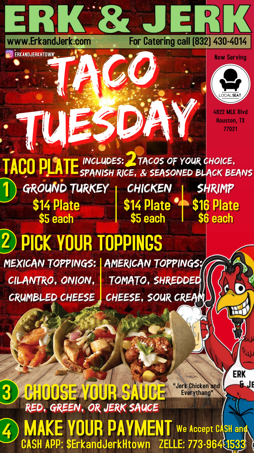 Our Superbowl Menu at The Local Seat